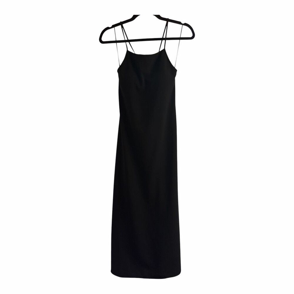 ✨Uniqlo Crepe Jersey Bra Camisole Black Sz XS Dress✨ - Picture 6 of 11